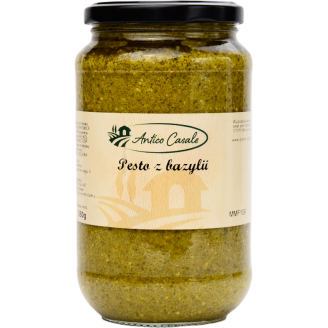 PESTO Z BAZYLII ZIELONE 550 G