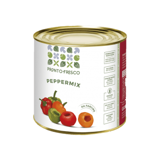 PAPRYKA WIŚNIOWA KONSERWOWA DRĄŻONA TRZYKOLOROWA 2,5 KG