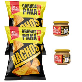 ZESTAW NACHOS CHEESE 500 g...