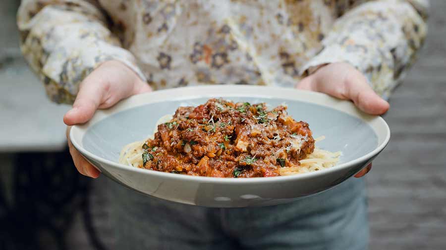 Spaghetti bolonese z bazylią - Sklep Fanex