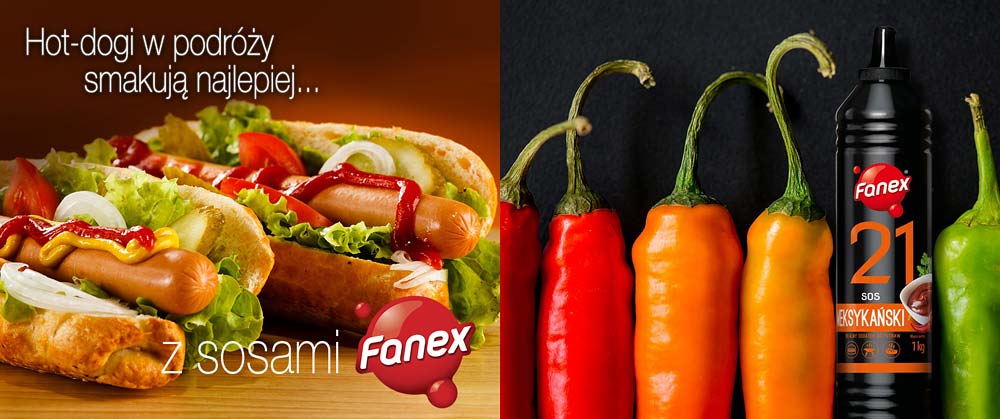 Sosy i dodatki do hot dogów - Sklep Fanex